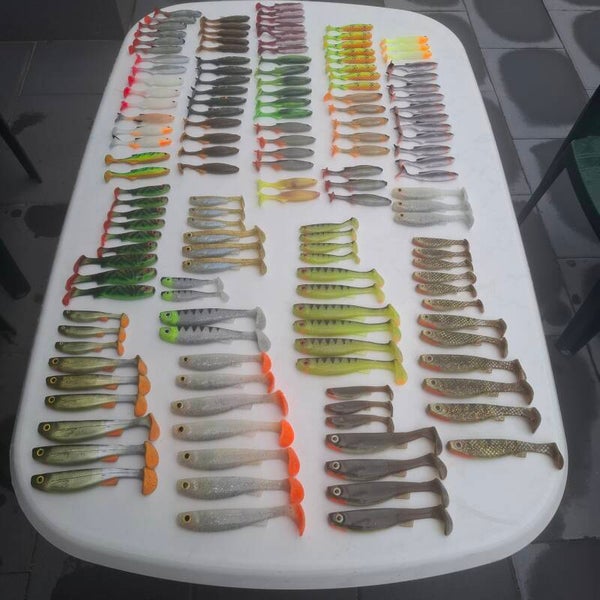 GS Gummifische B-Ware Modell Nika/Stinley/Pike Shad