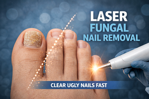 Fungal nail laser treatment