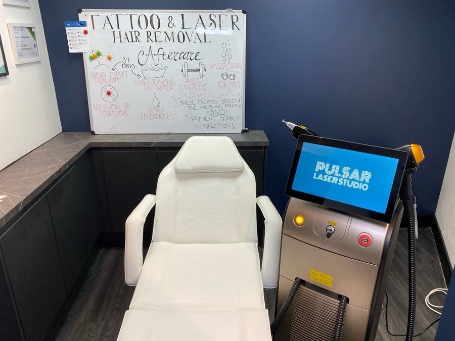 Pico tattoo removal near Bolton at Pulsar Laser Studio