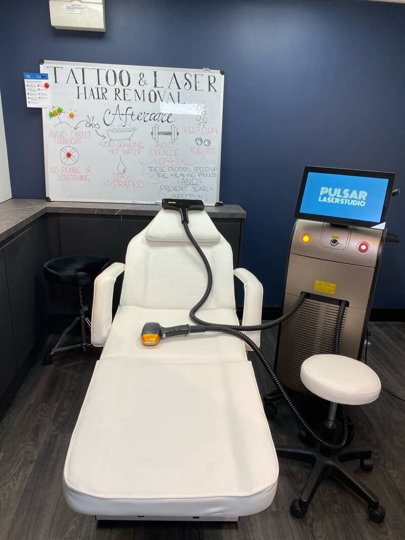 Laser hair removal in Bolton at Pulsar Laser Studio using Alma Titanium ICE technology