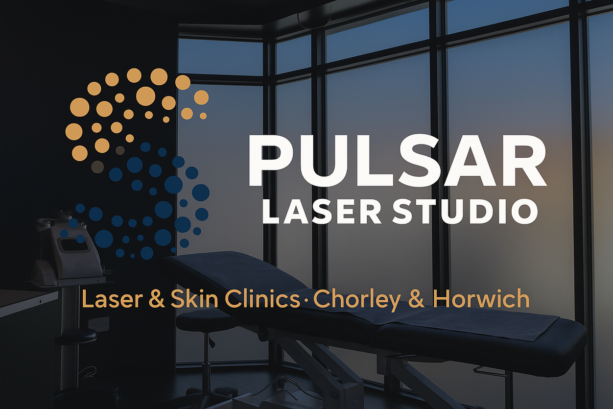 Pulsar Laser Studio branding