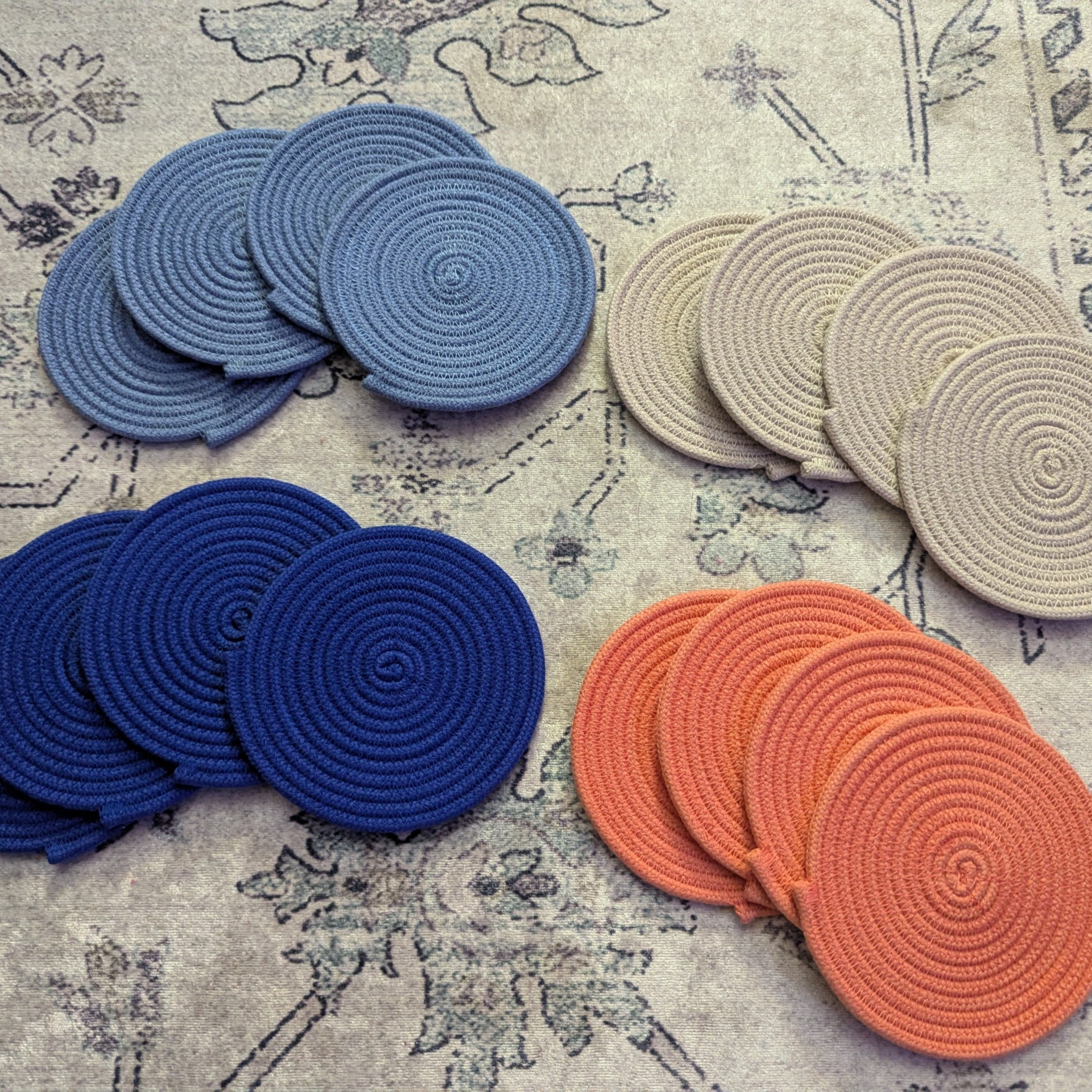 Handcrafted Rope Coasters set