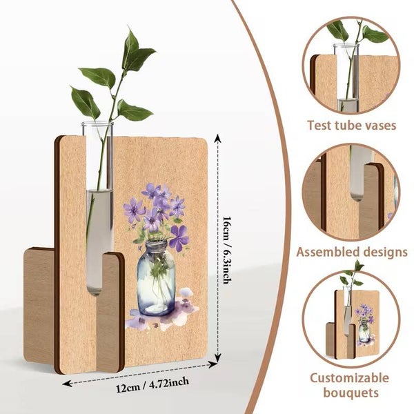 DIFFUSEUR TUBE ET SUPPORT EN BOIS OU MÉTAL