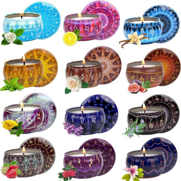 ENSEMBLE 12 BOUGIES ARO