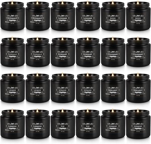 ENSEMBLE DE 24 BOUGIES AROMATIQUE