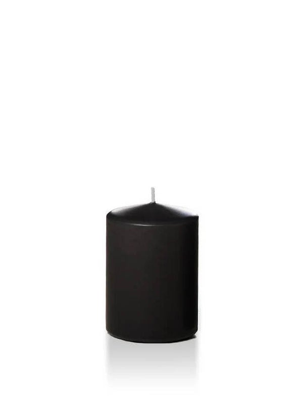 BOUGIE PILIER NOIR DE 3 POUCES