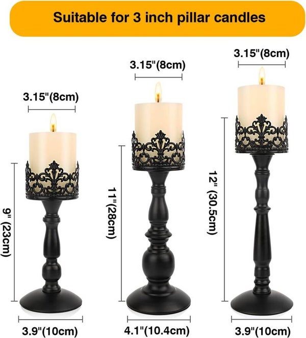 CHANDELIERS DE LUXE POUR BOUGIE PILIERS