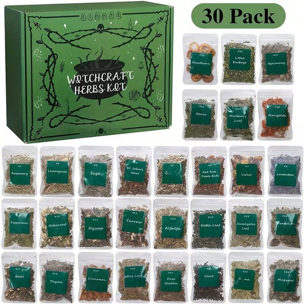 ENSEMBLE DE 30 HERBES