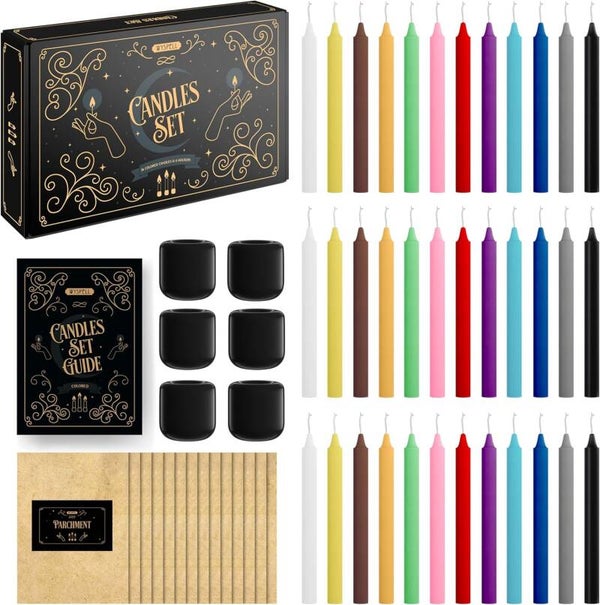 ENSEMBLE 36 BOUGIES ET ACCESSOIRES