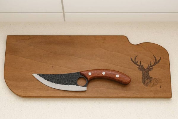 Lyford Rustic Board and Knife Set