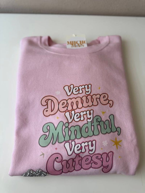 Demure sweater