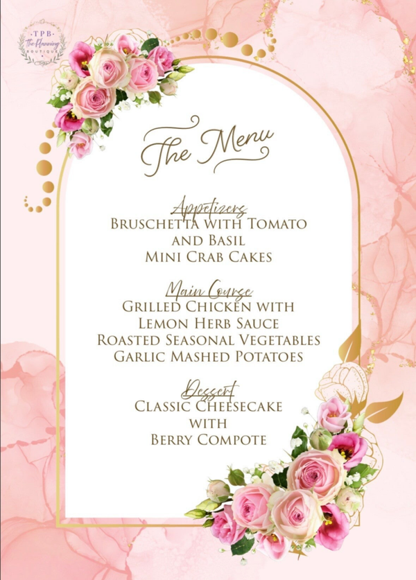 Custom Menu Example