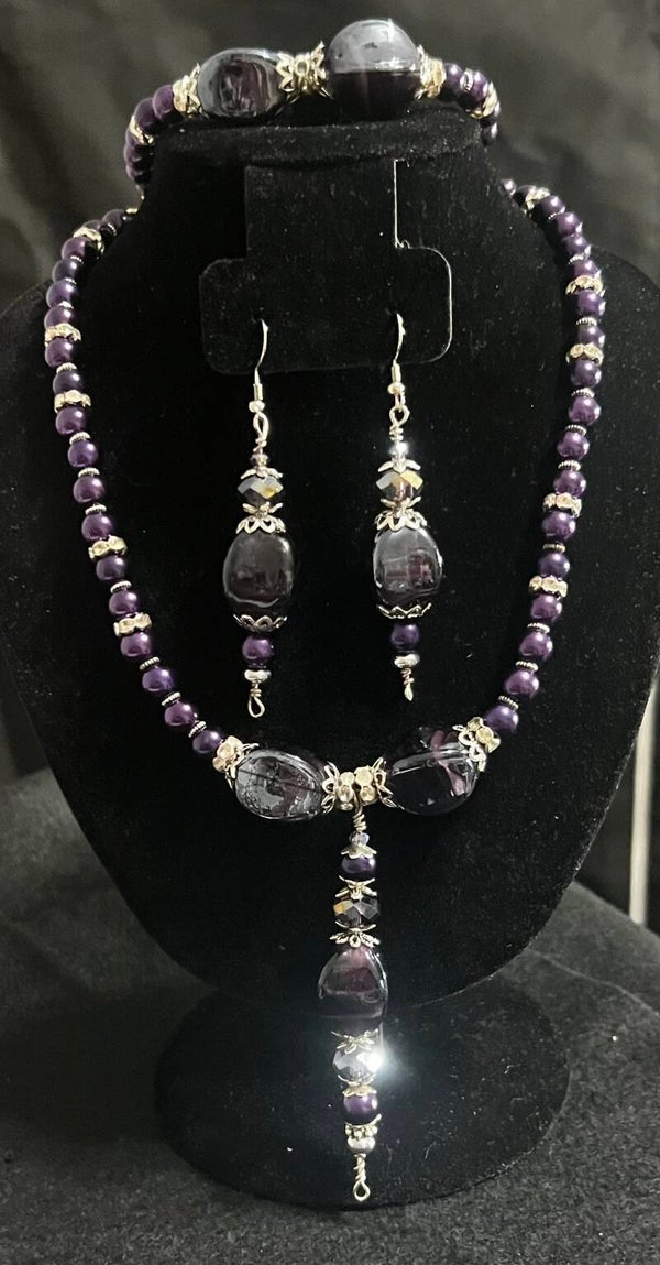 Victorian Amethyst Jewelry Set