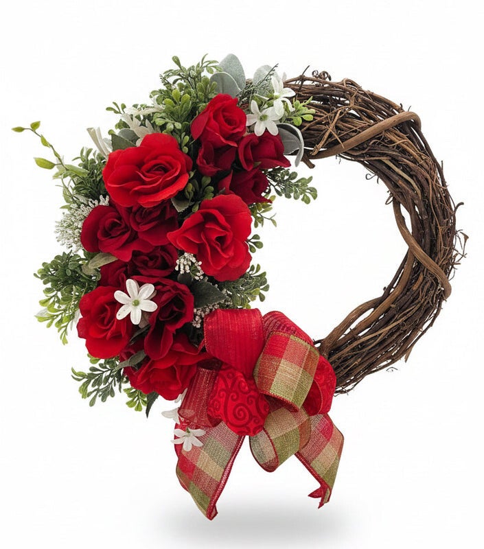 Red Rose Wreath