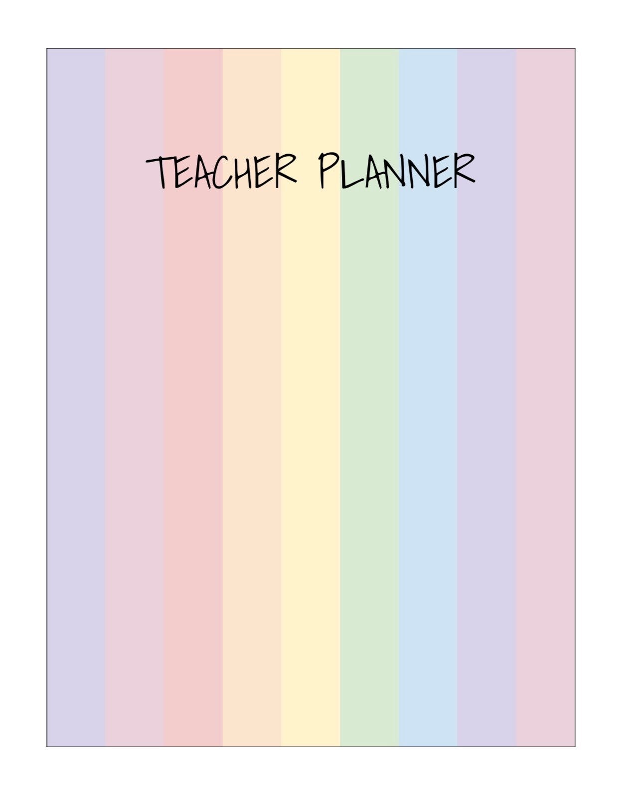 2026-2027 Teacher Planner