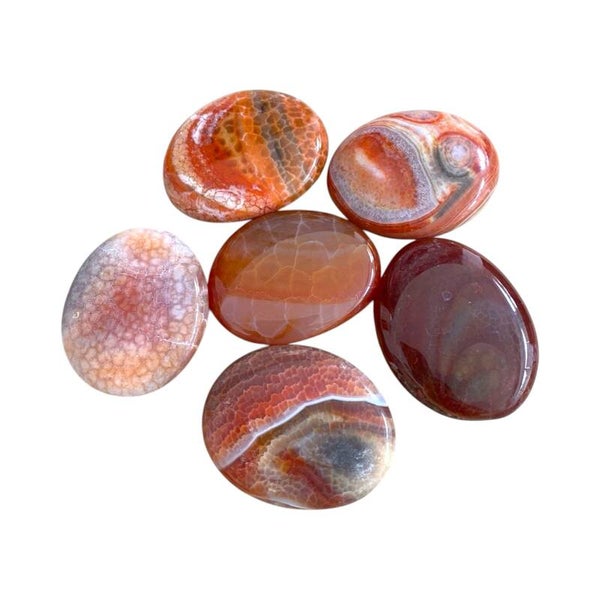 Agate de feu galet