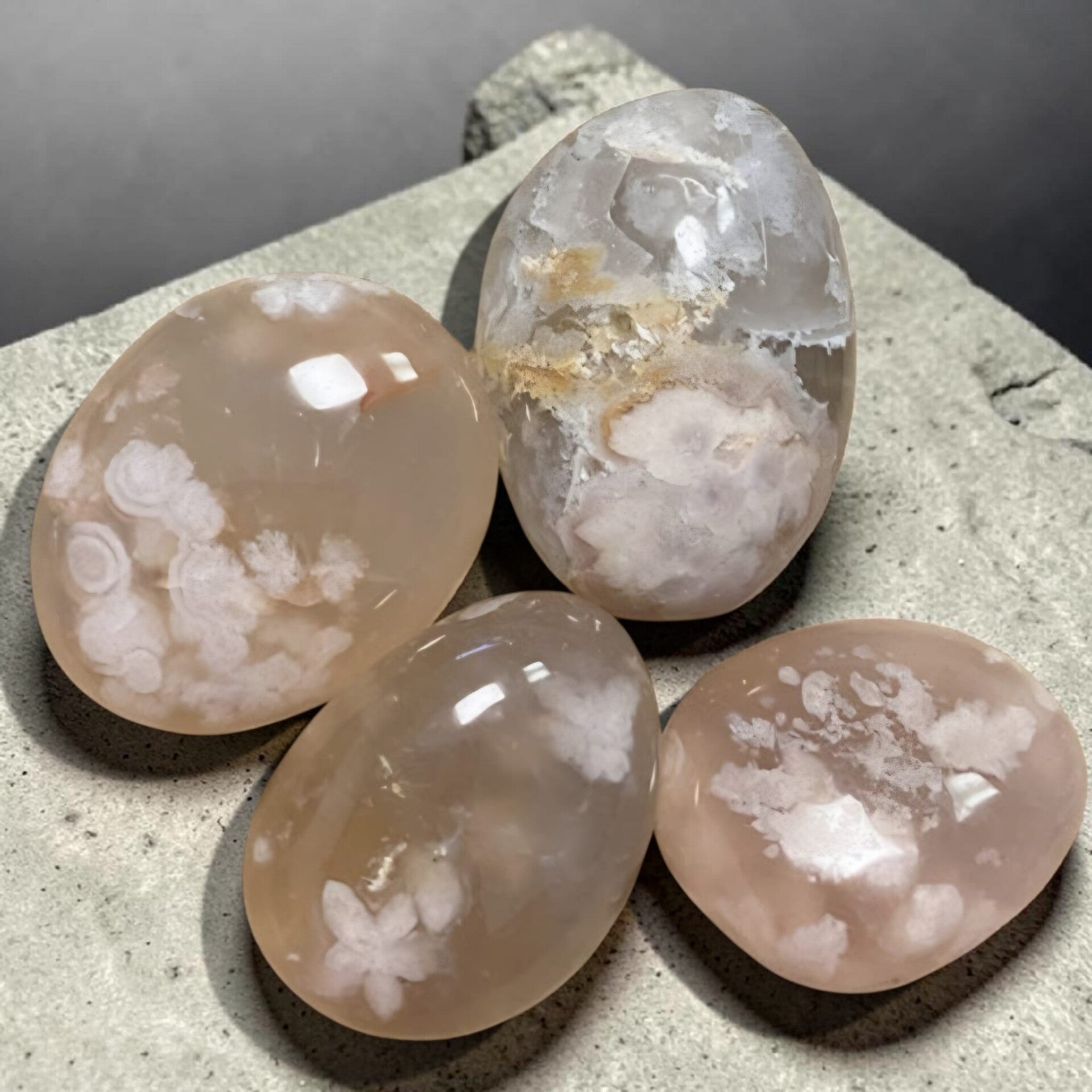 Agate fleur de cerisier