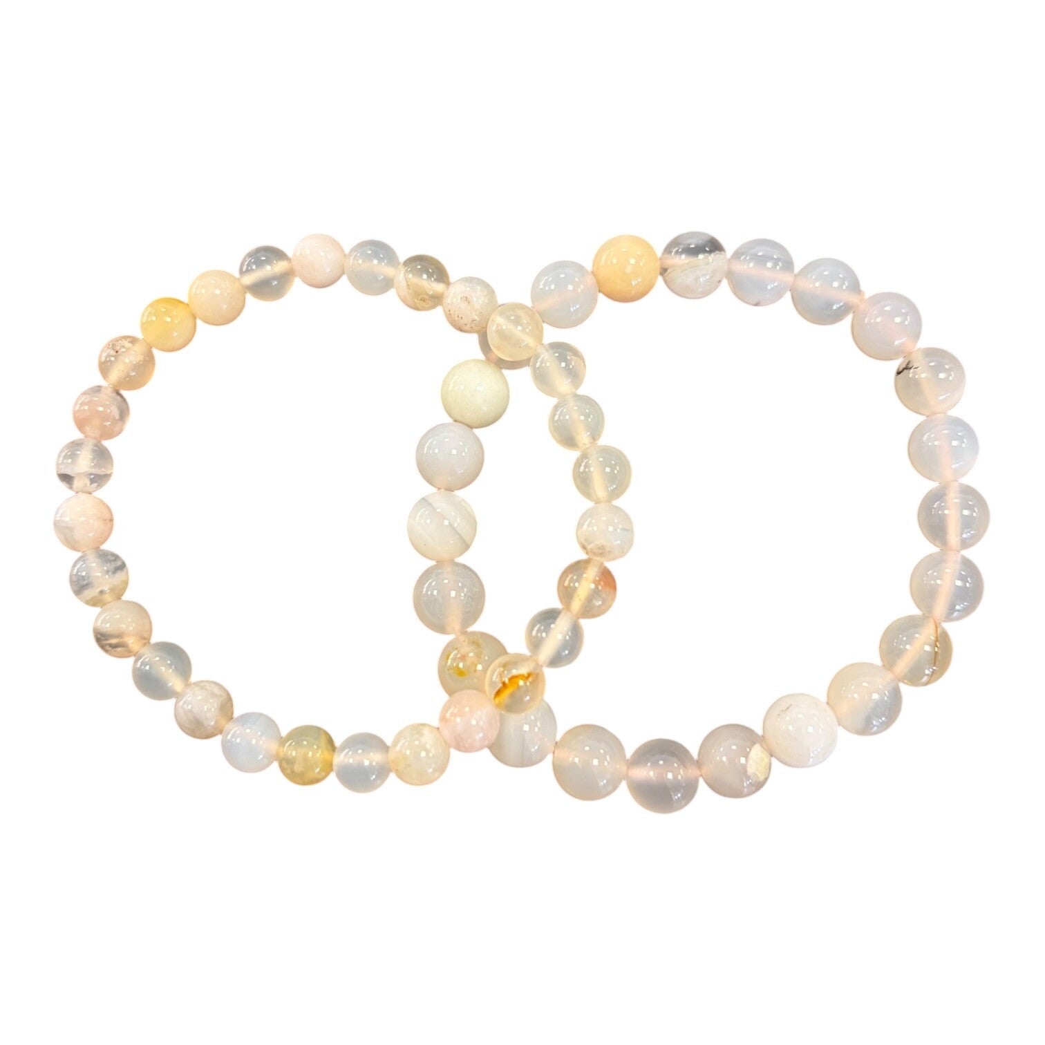 Bracelet Agate Fleur de cerisier