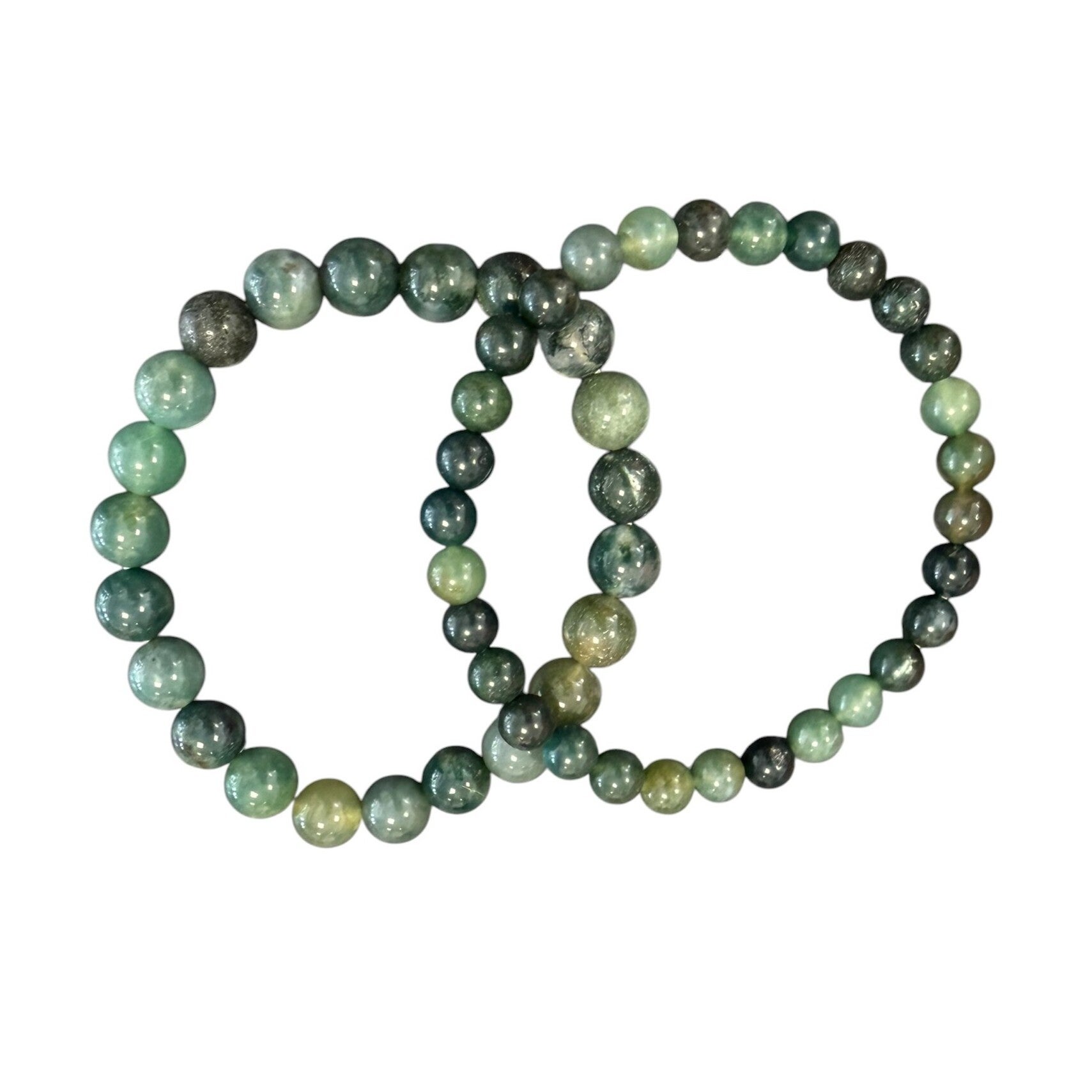 Bracelet Agate mousse
