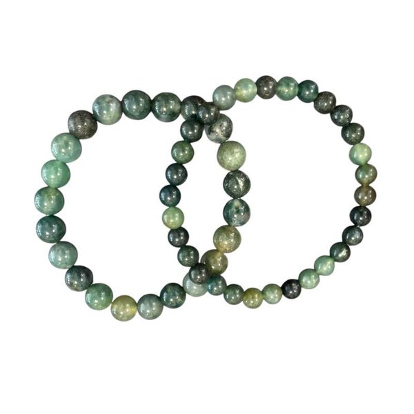 Bracelet Agate mousse