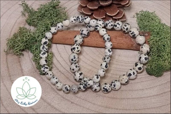 Bracelet Jaspe Dalmatien