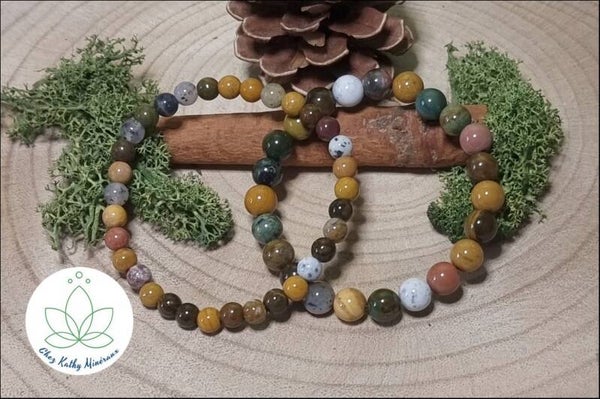 Bracelet Jaspe Océan