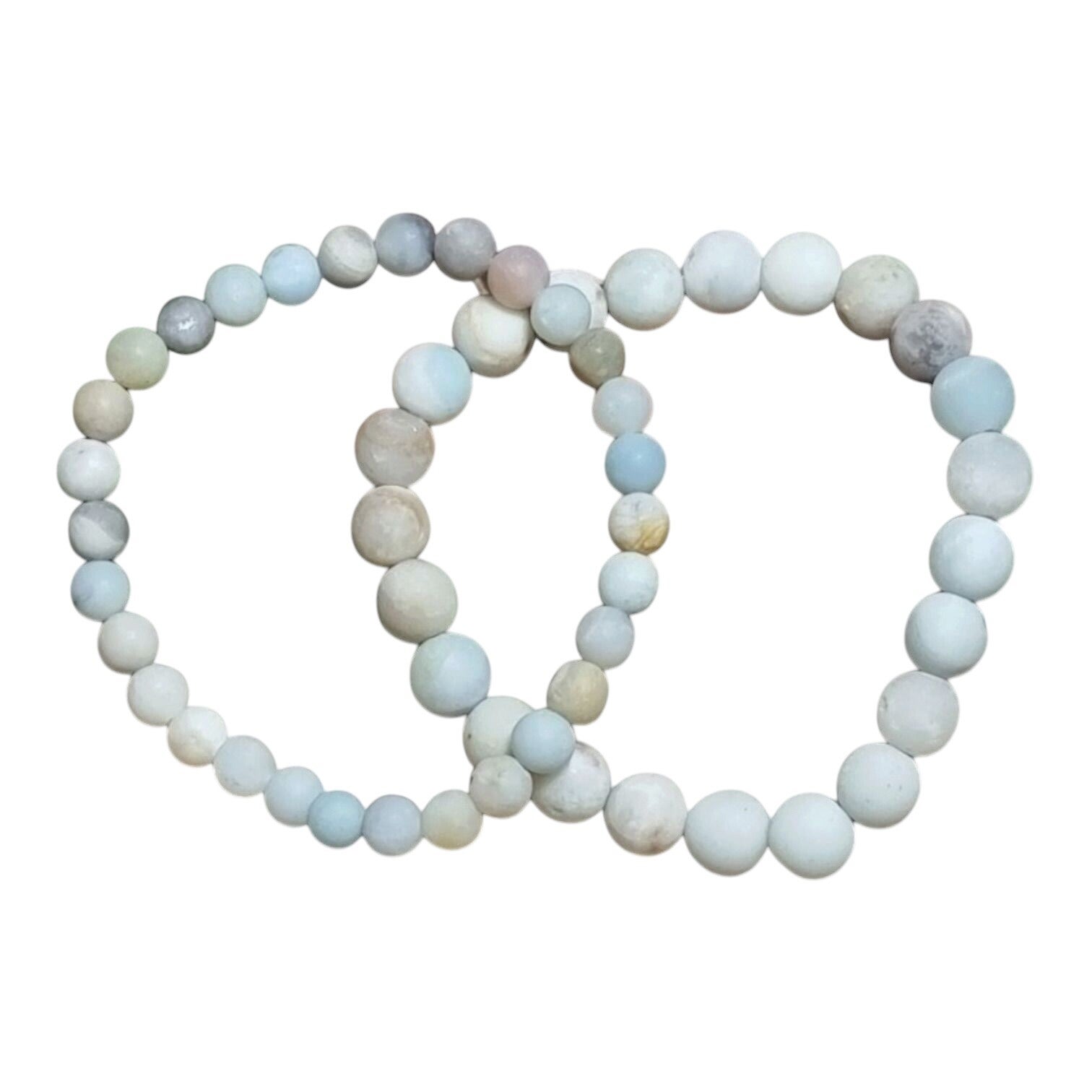 Bracelet Amazonite multicolore mat