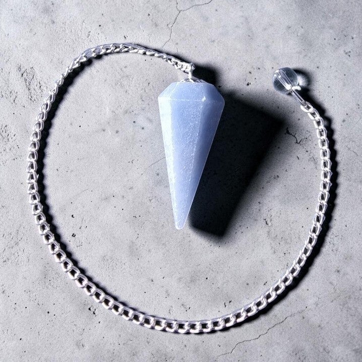Pendule Angélite bleue