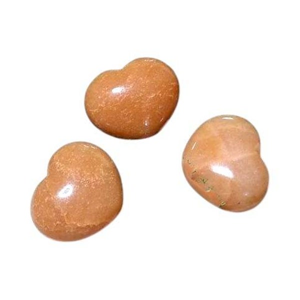 Aventurine orange coeur