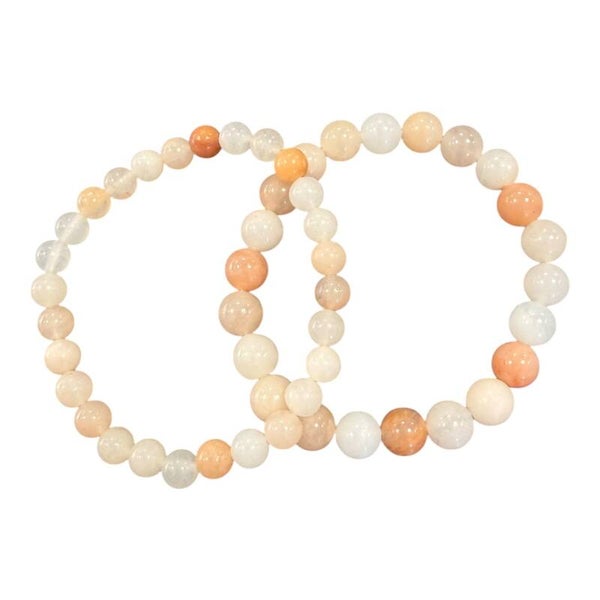 Bracelet Aventurine pêche claire