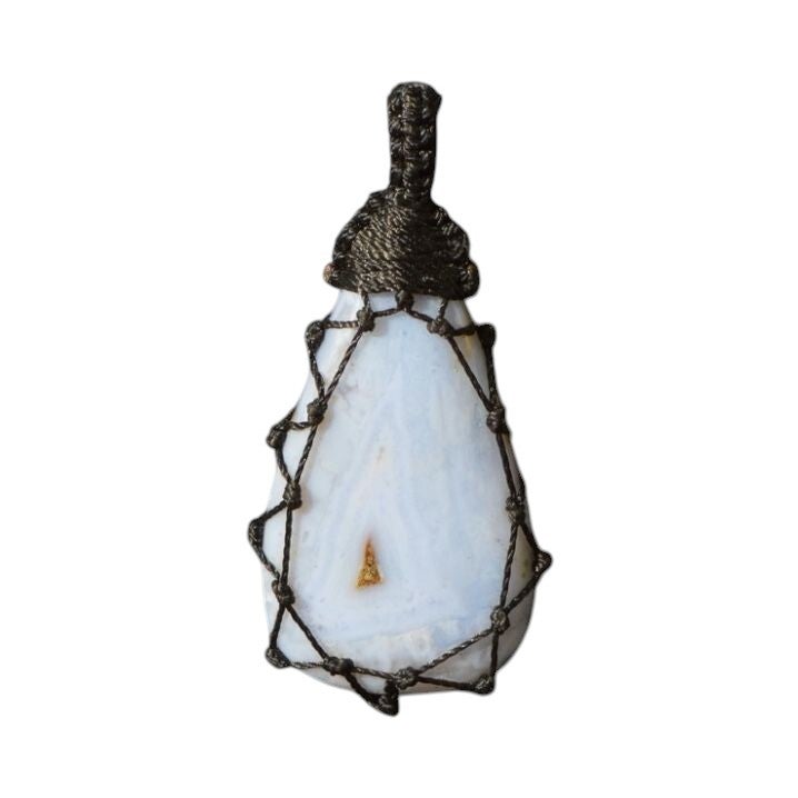 Pendentif Calcédoine H 4 x L 2,5