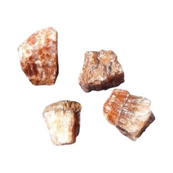 Calcite rouge brute
