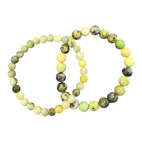Bracelet Chrysoprase citron