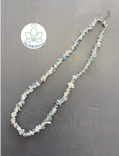 Baroque Collier Fluorite