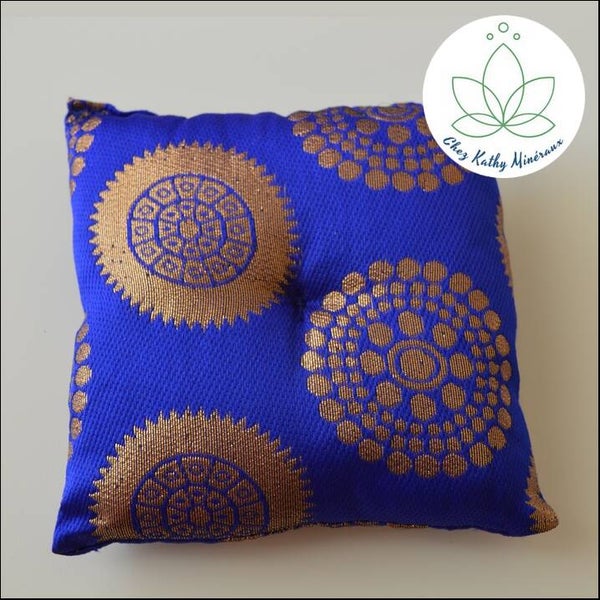 Coussin bleu