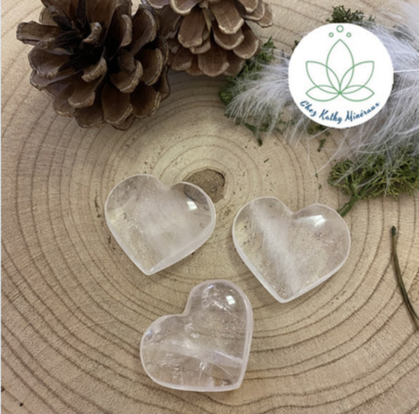Cristal de roche coeur