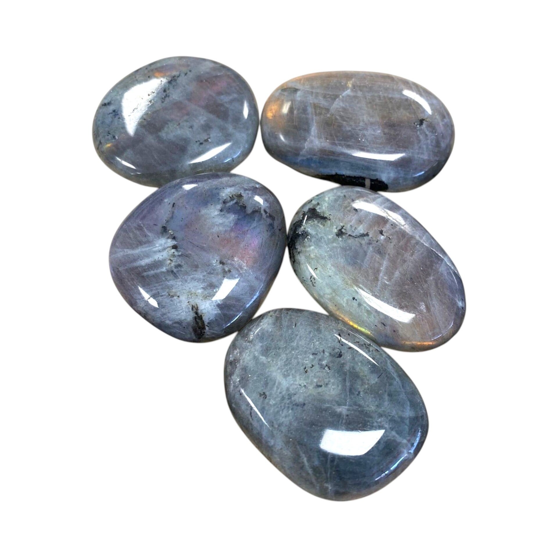 Labradorite violette galet
