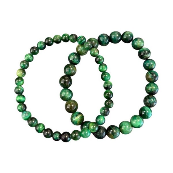 Bracelet Oeil de Tigre vert