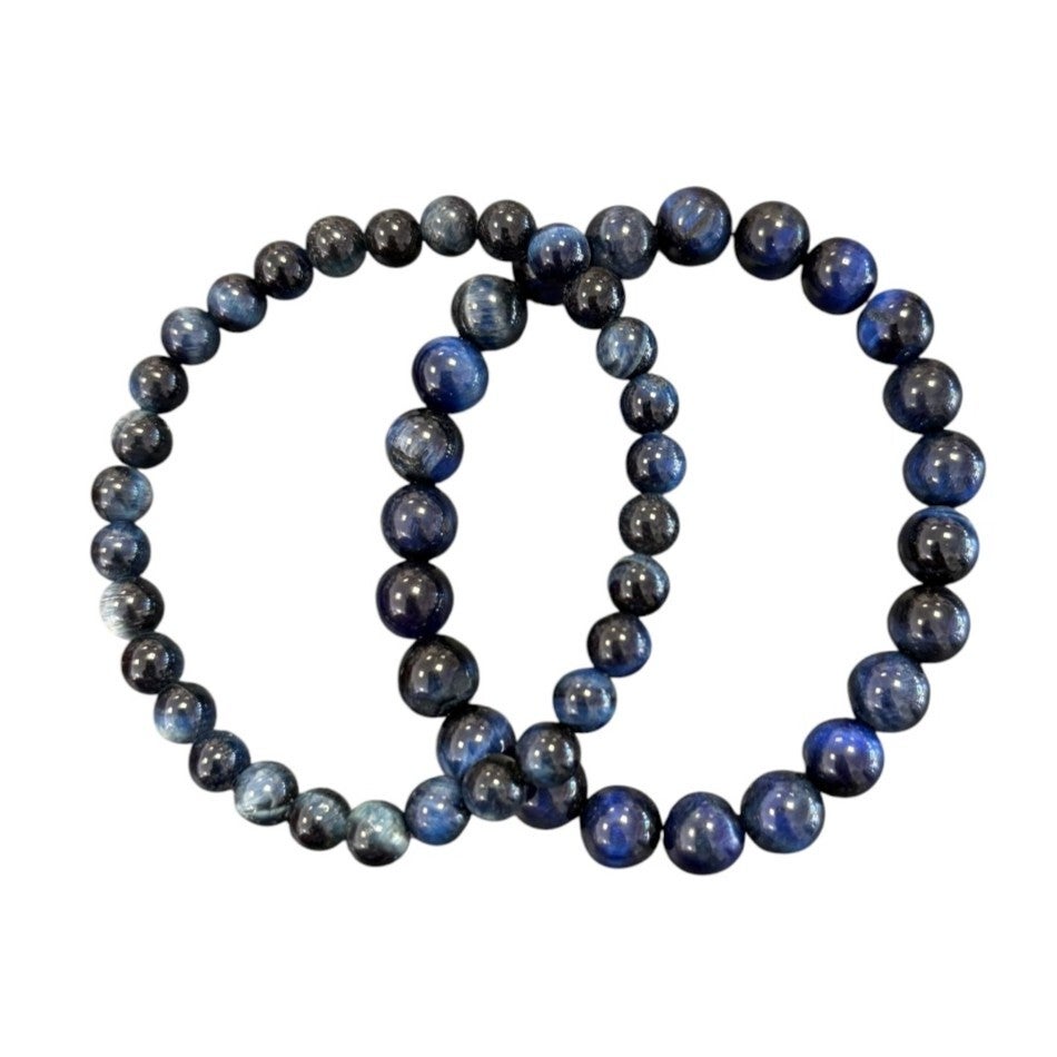 Bracelet Oeil de Tigre bleu