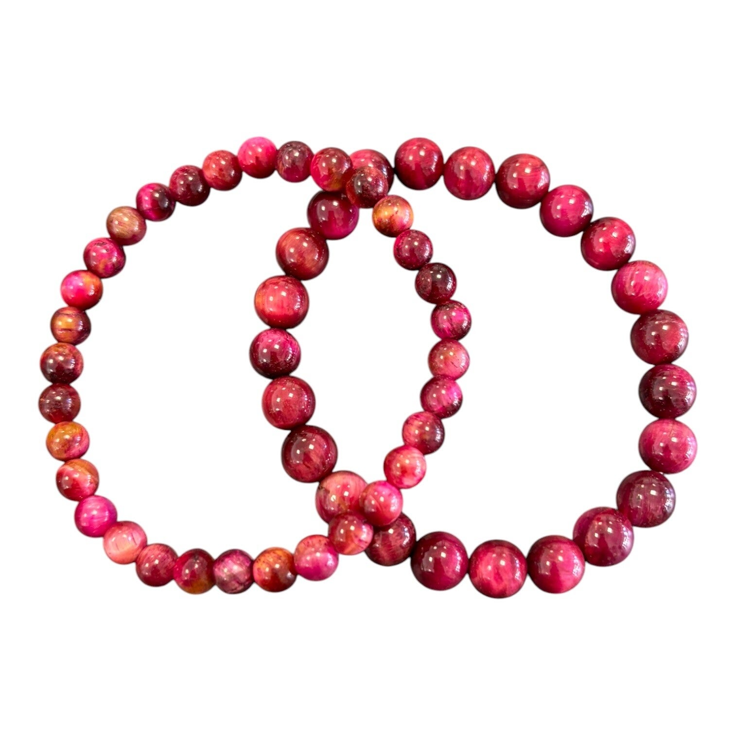 Bracelet Oeil de Tigre rose