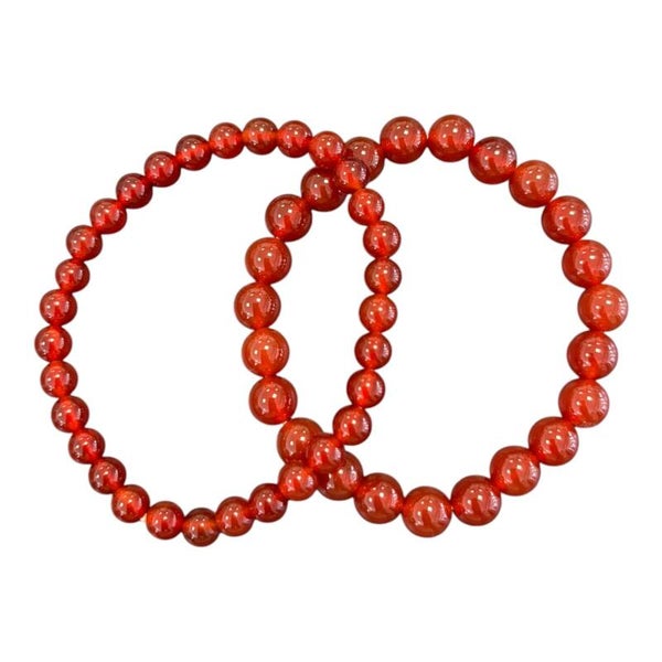Bracelet Agate rouge