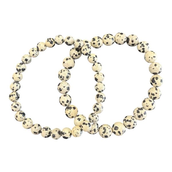 Bracelet Jaspe Dalmatien
