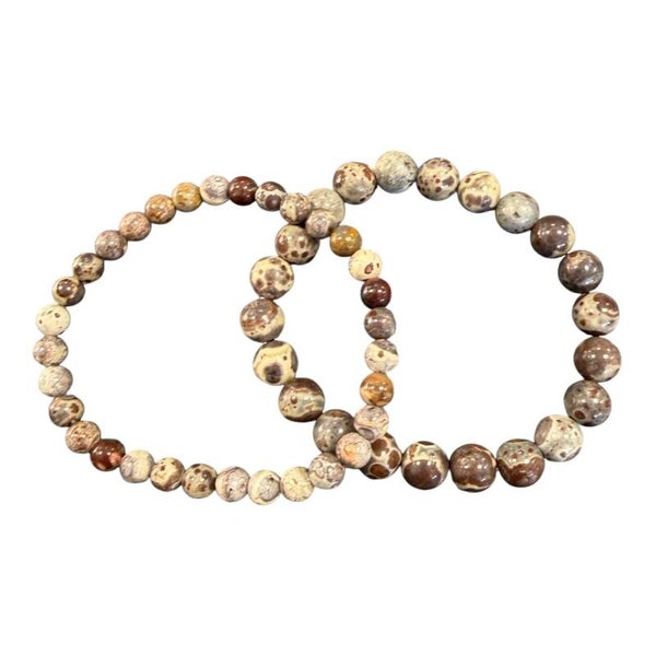 Bracelet Jaspe Poppy mexicaine