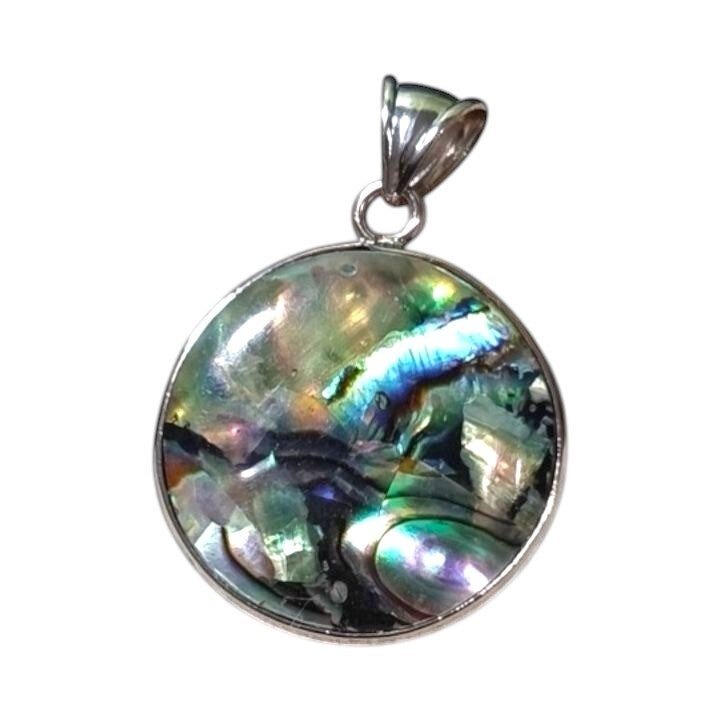 Pendentif Abalone - Nacre rond