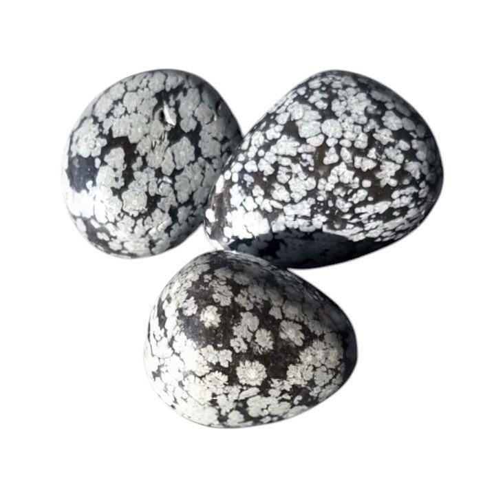 Obsidienne Flocon de neige - Mouchetée