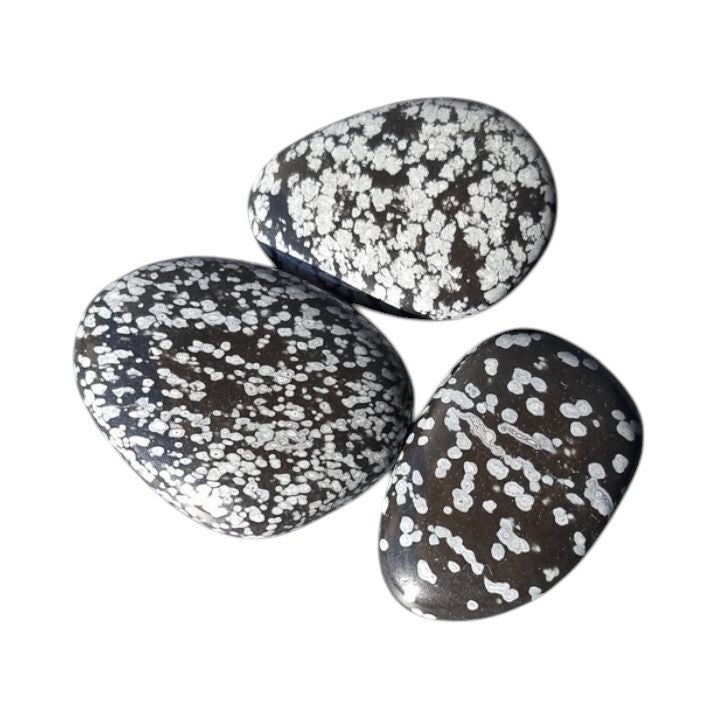 Obsidienne Flocon de neige - Mouchetée galet