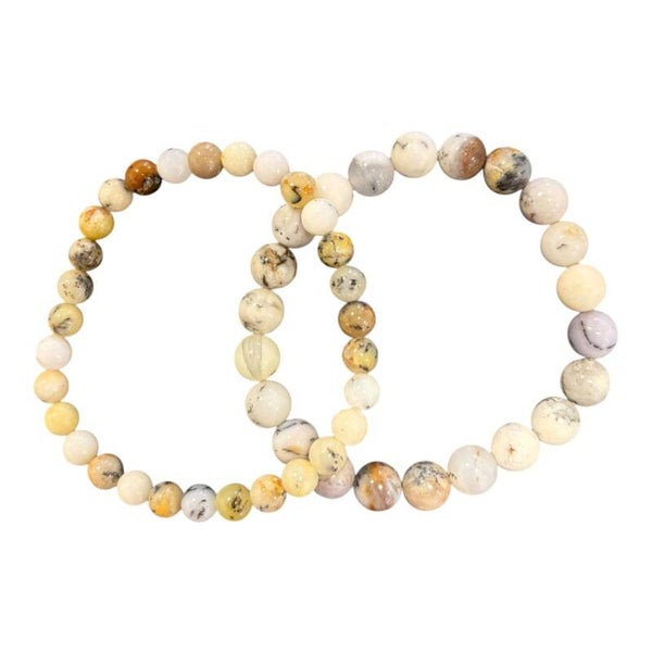 Bracelet Opale blanche