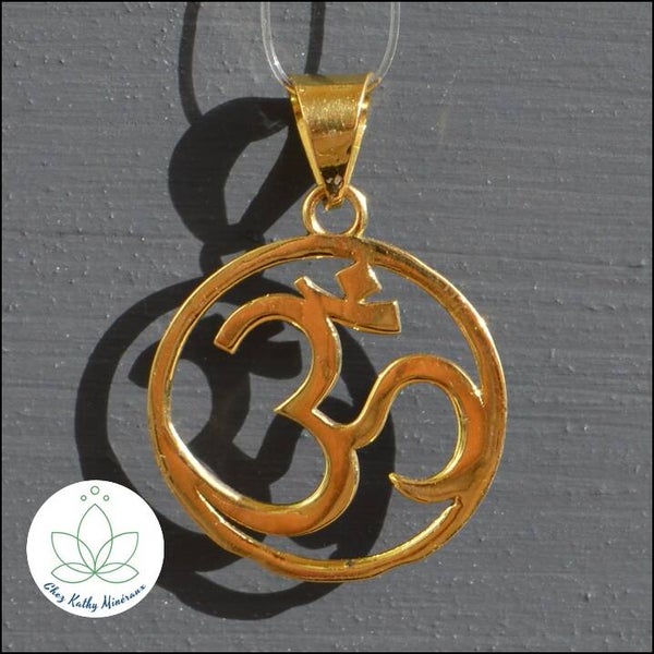 Pendentif Bronze OM 3 cm Ø