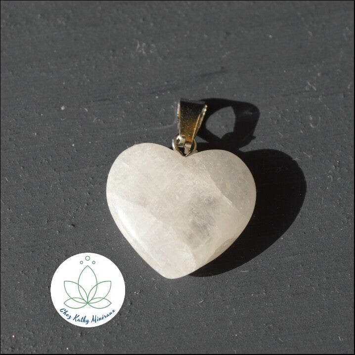 Pendentif Quartz blanc 2cm