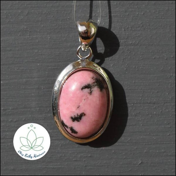 Pendentif Rhodonite H 2,2 x L 1,5 cm